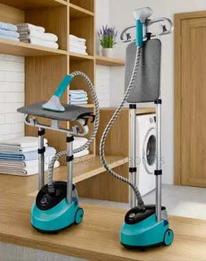 BOMA Garment Steamer With Built-in Mesh Ironing Board – Deep Green
