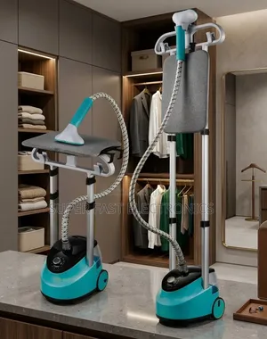 BOMA Garment Steamer With Built-in Mesh Ironing Board – Deep Green