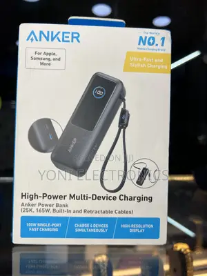 Anker 25,000mAh 165W Multi-Device Fast Charging Power Bank