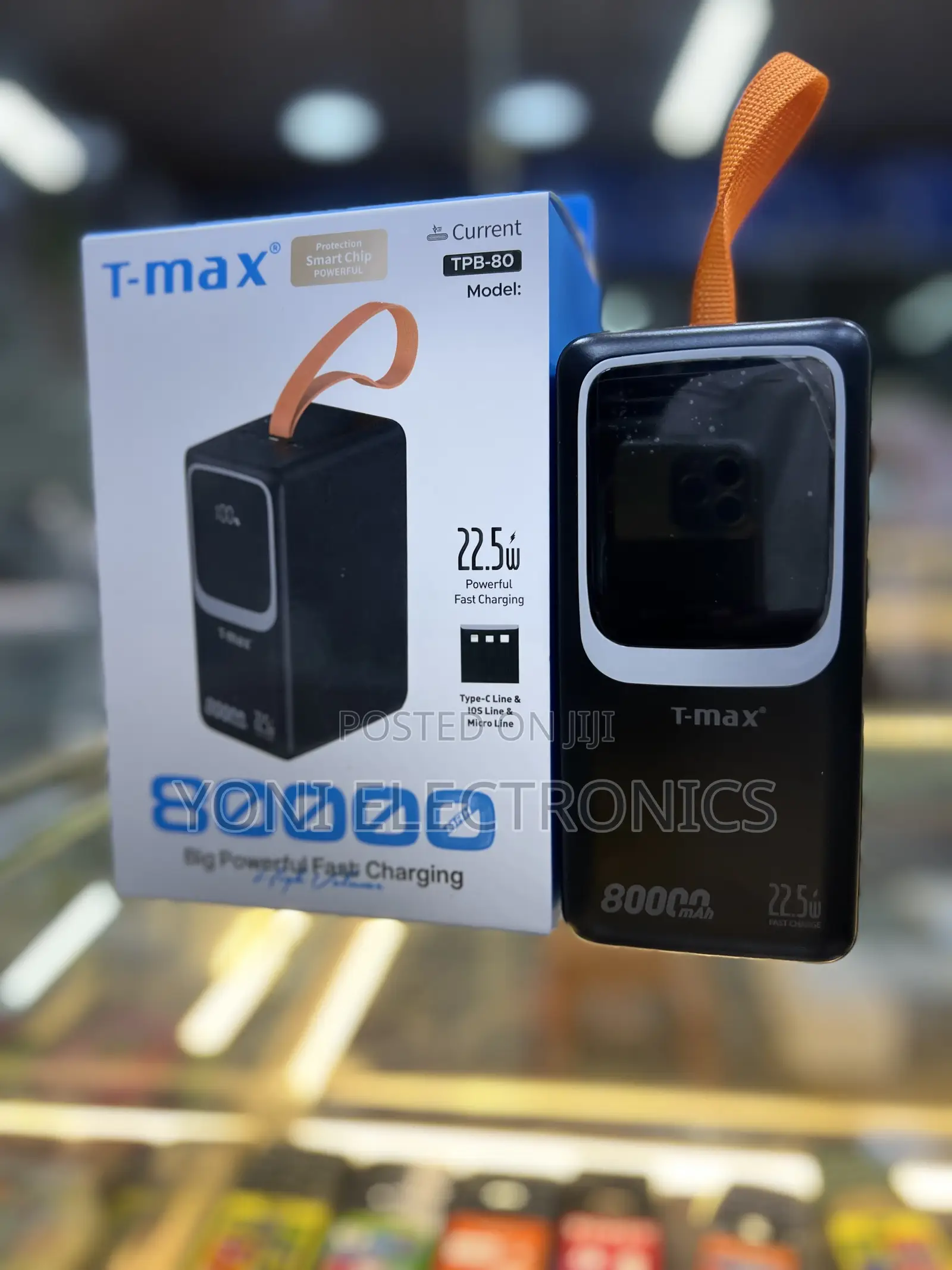 T-Max TPB-80 80,000mAh Fast Charging Power Bank