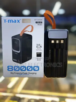 T-Max TPB-80 80,000mAh Fast Charging Power Bank