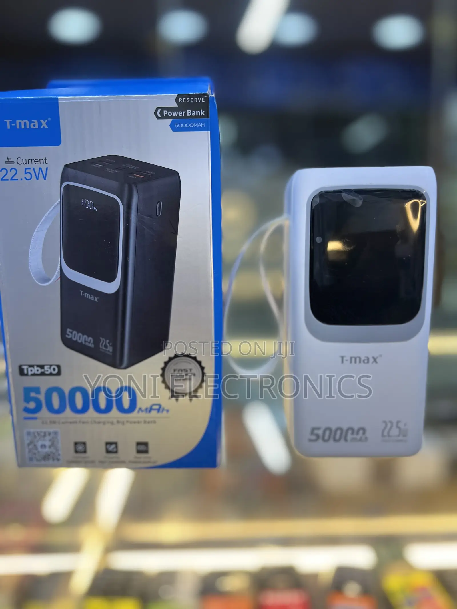 T-Max TPB-50 50,000mAh Fast Charging Power Bank