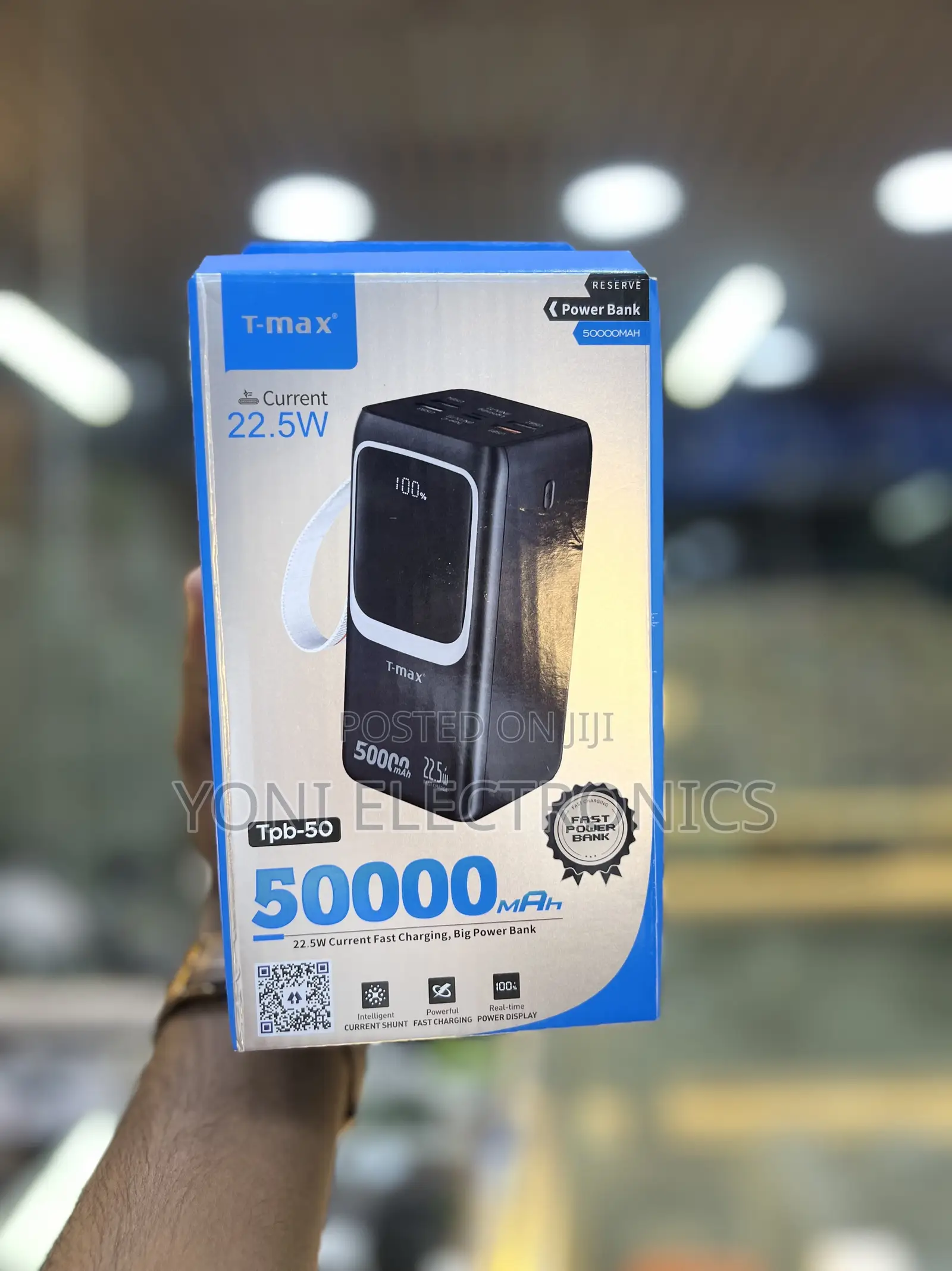 T-Max TPB-50 50,000mAh Fast Charging Power Bank