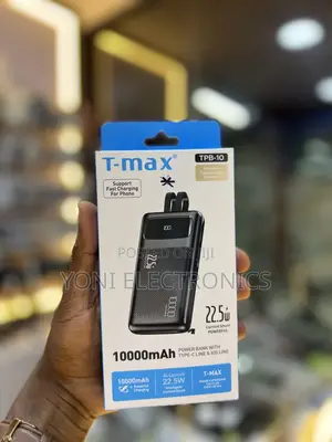 T-Max TPB-10 10,000mAh Compact Power Bank