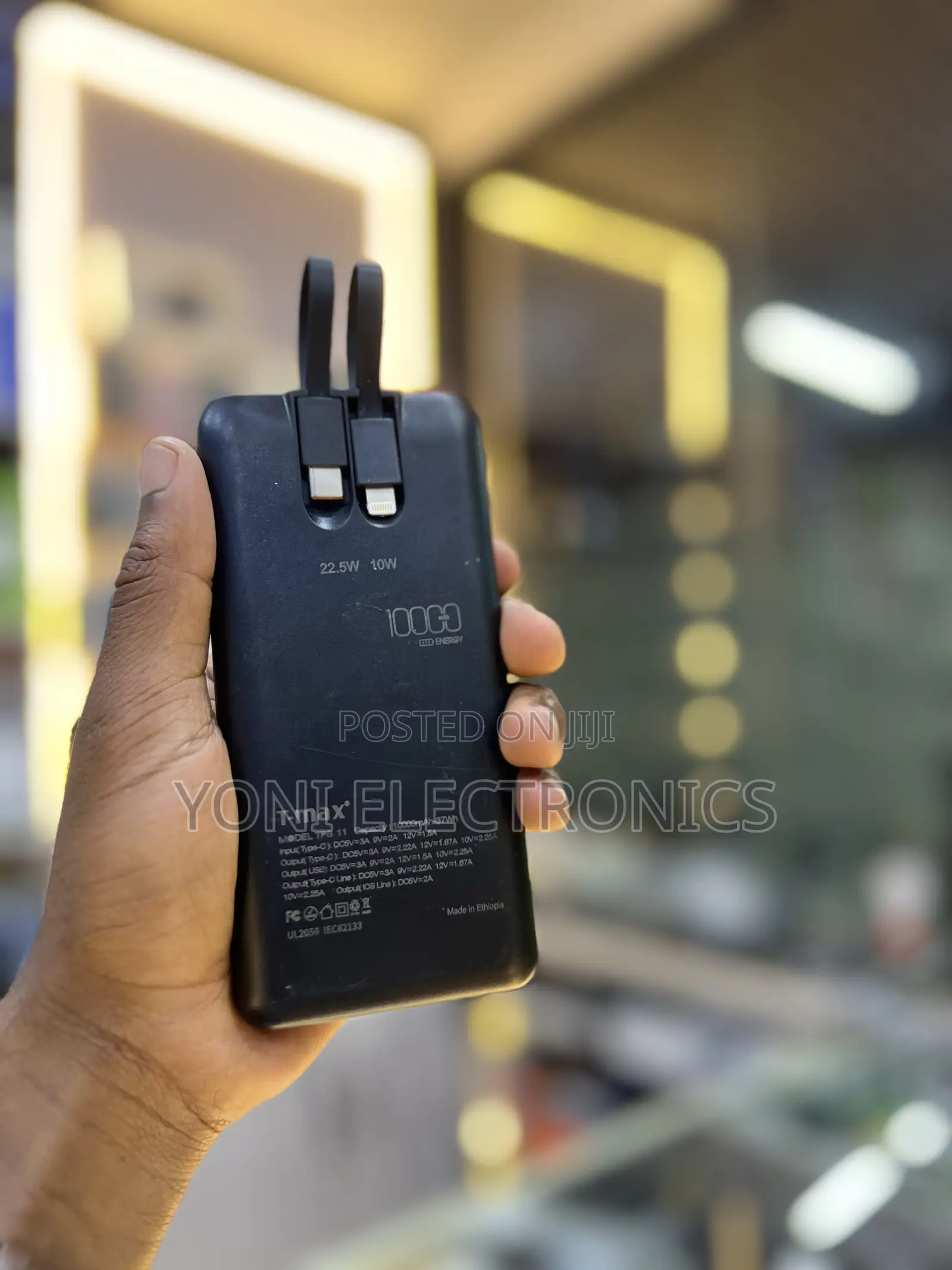 T-Max TPB-10 10,000mAh Compact Power Bank