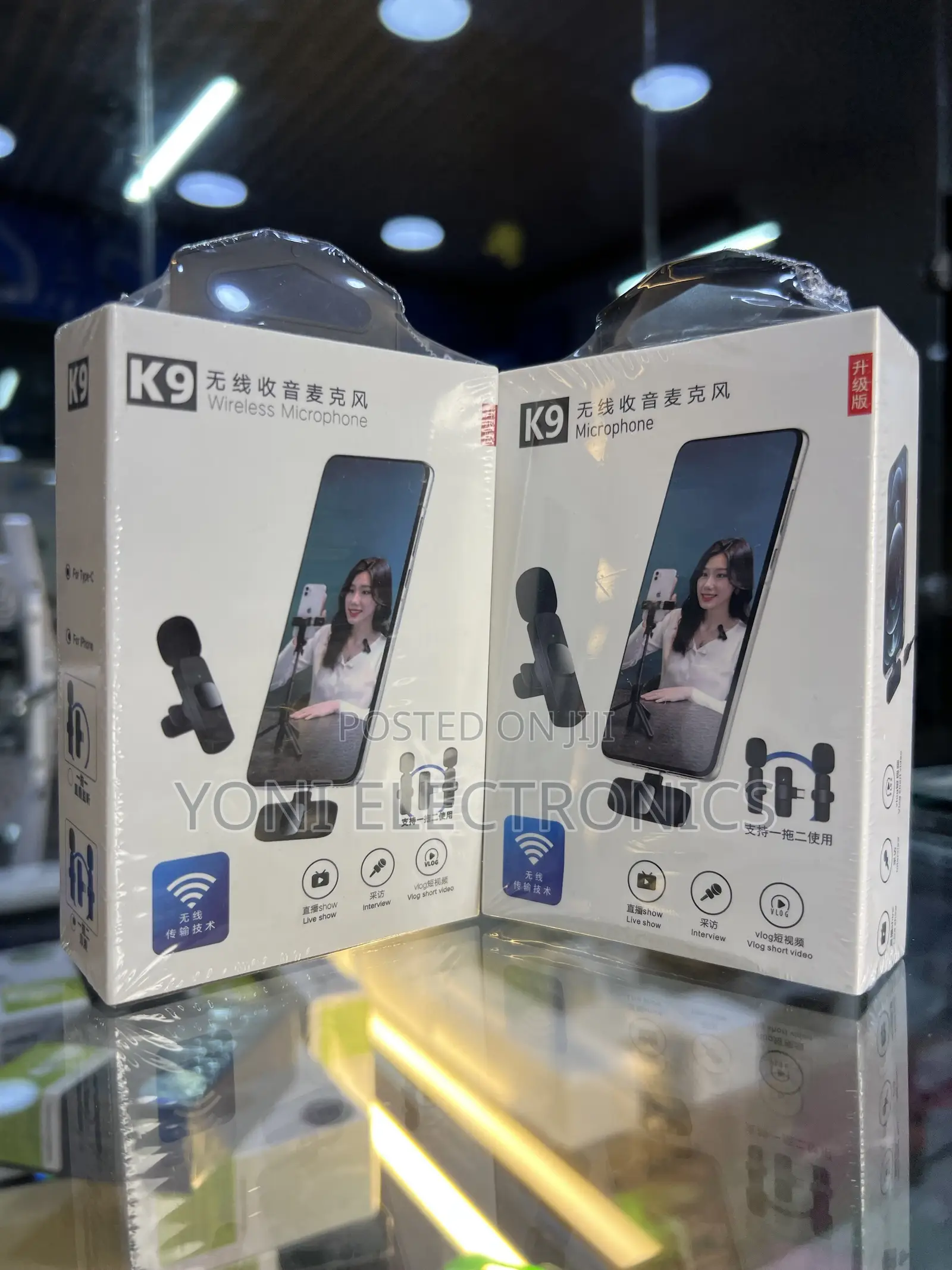 K9 Wireless Lavalier Microphone Set