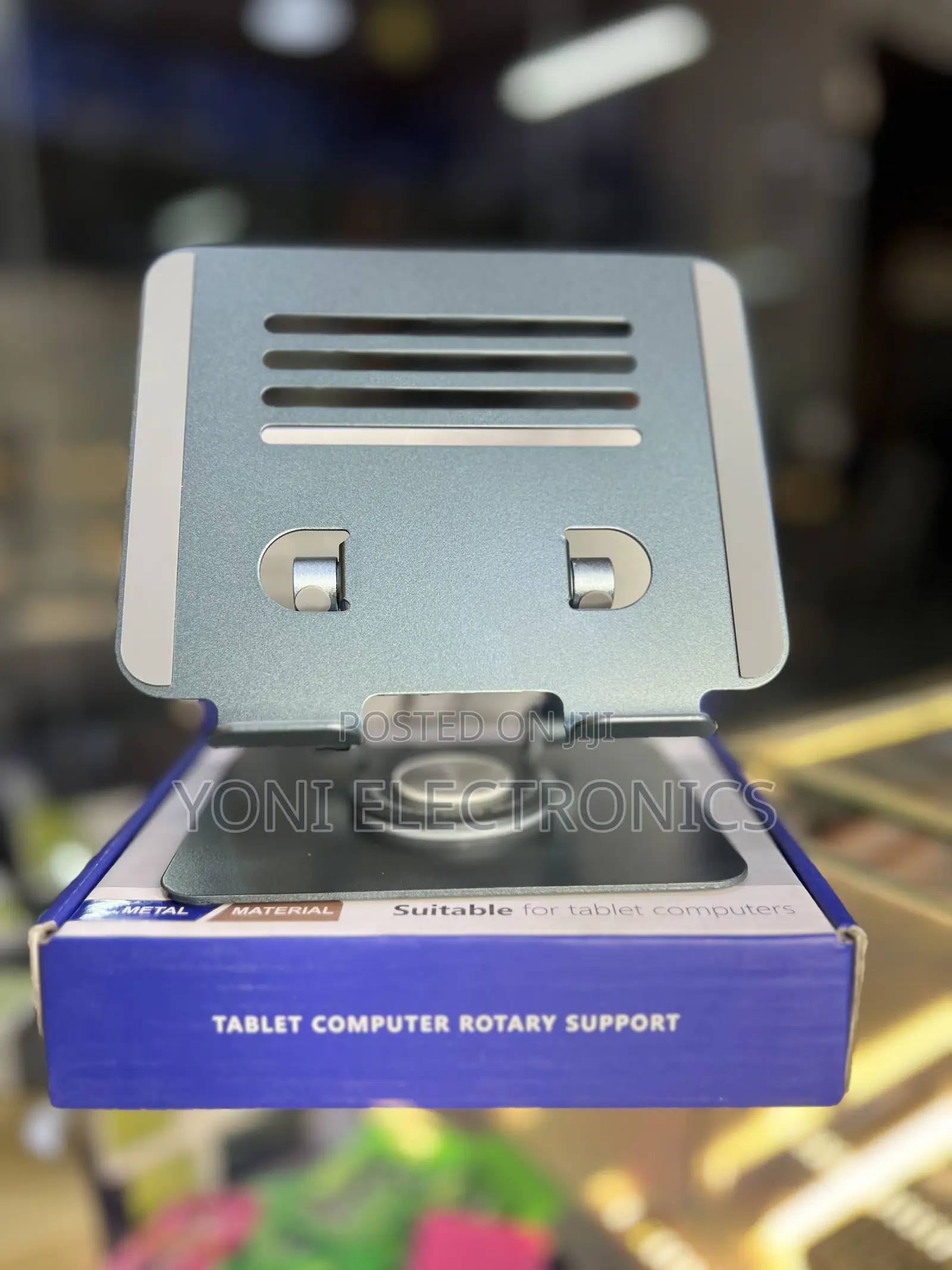 Metal Rotary Stand for Tablets & Small Laptops