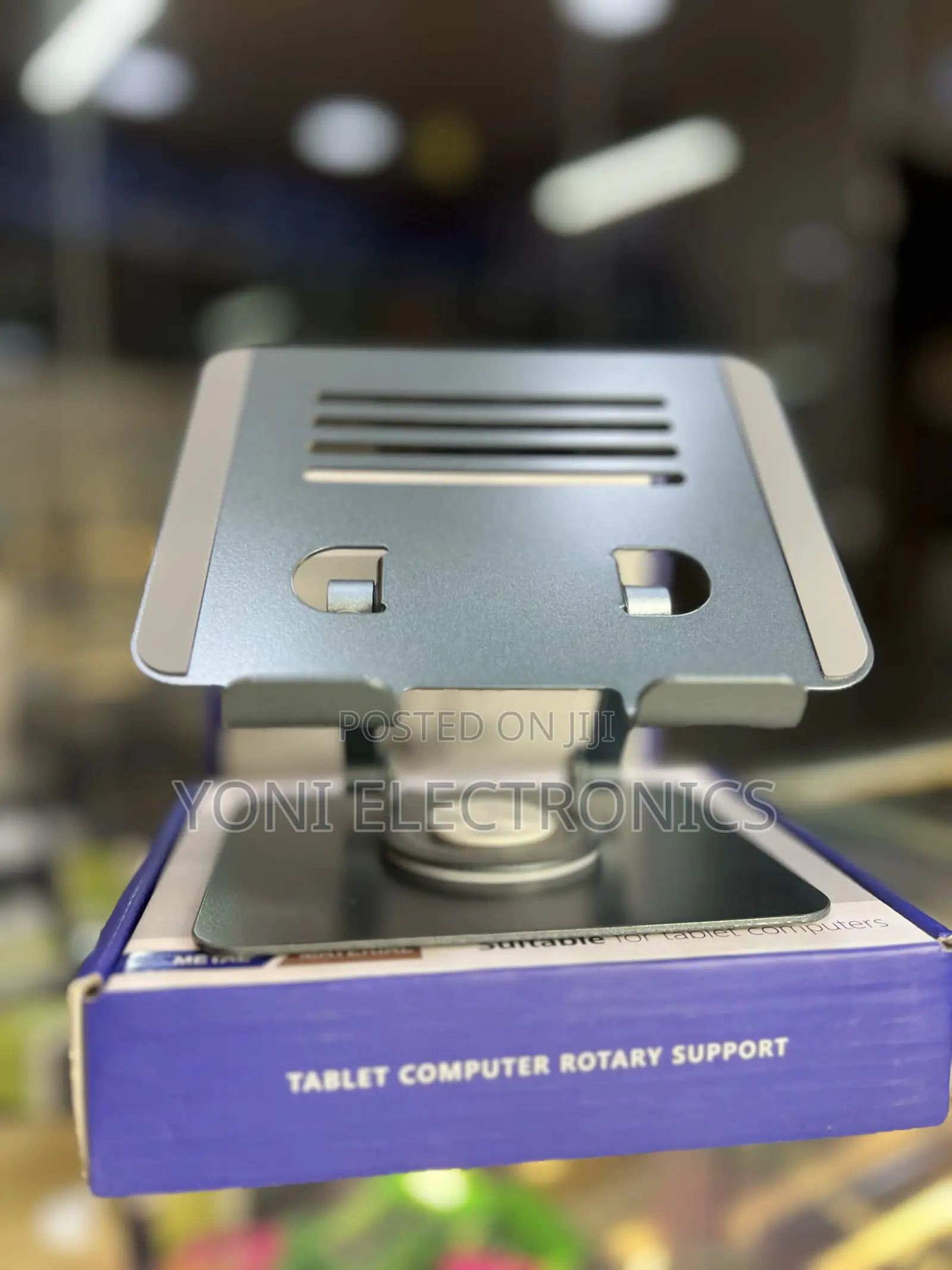 Metal Rotary Stand for Tablets & Small Laptops