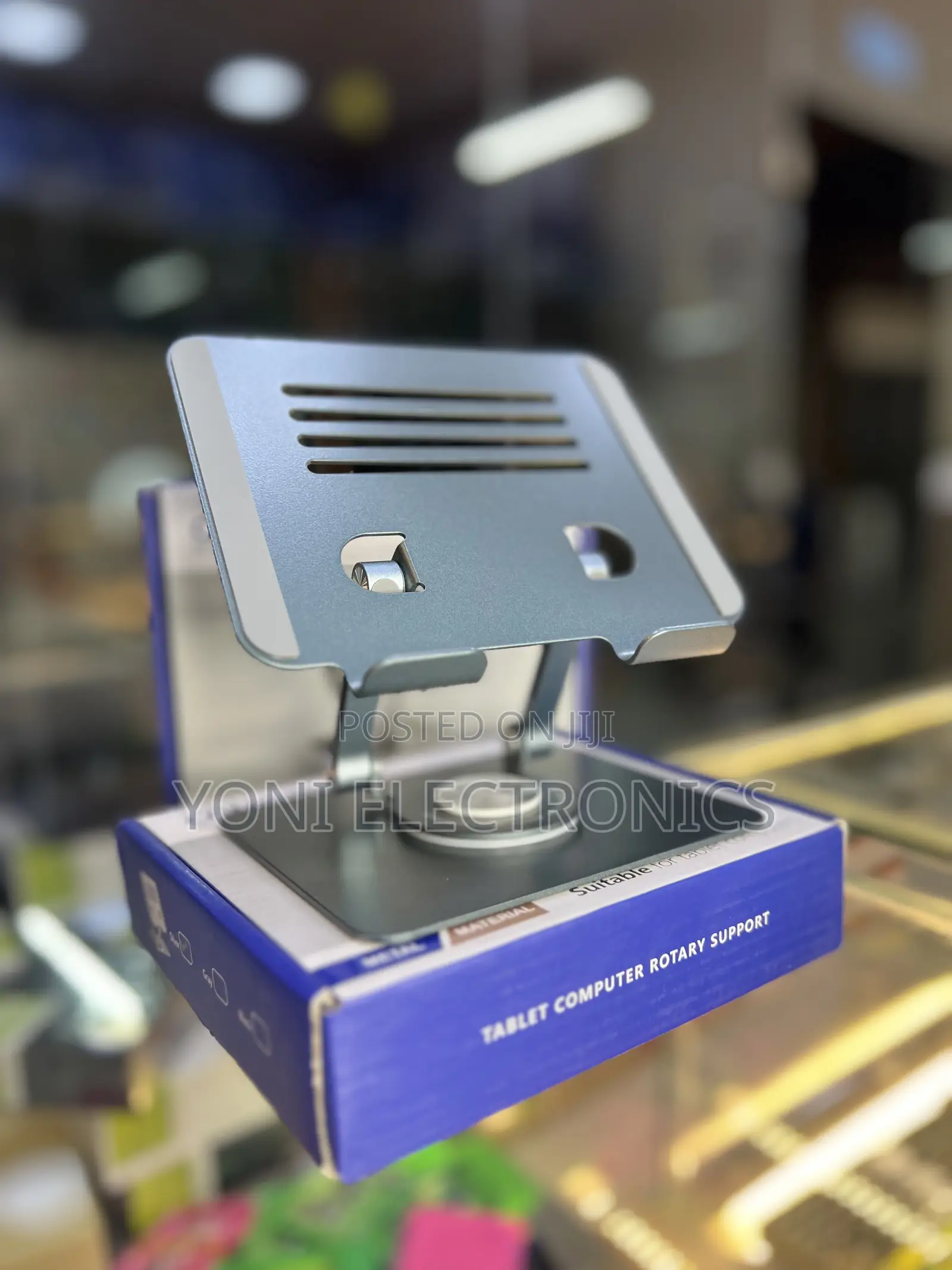 Metal Rotary Stand for Tablets & Small Laptops