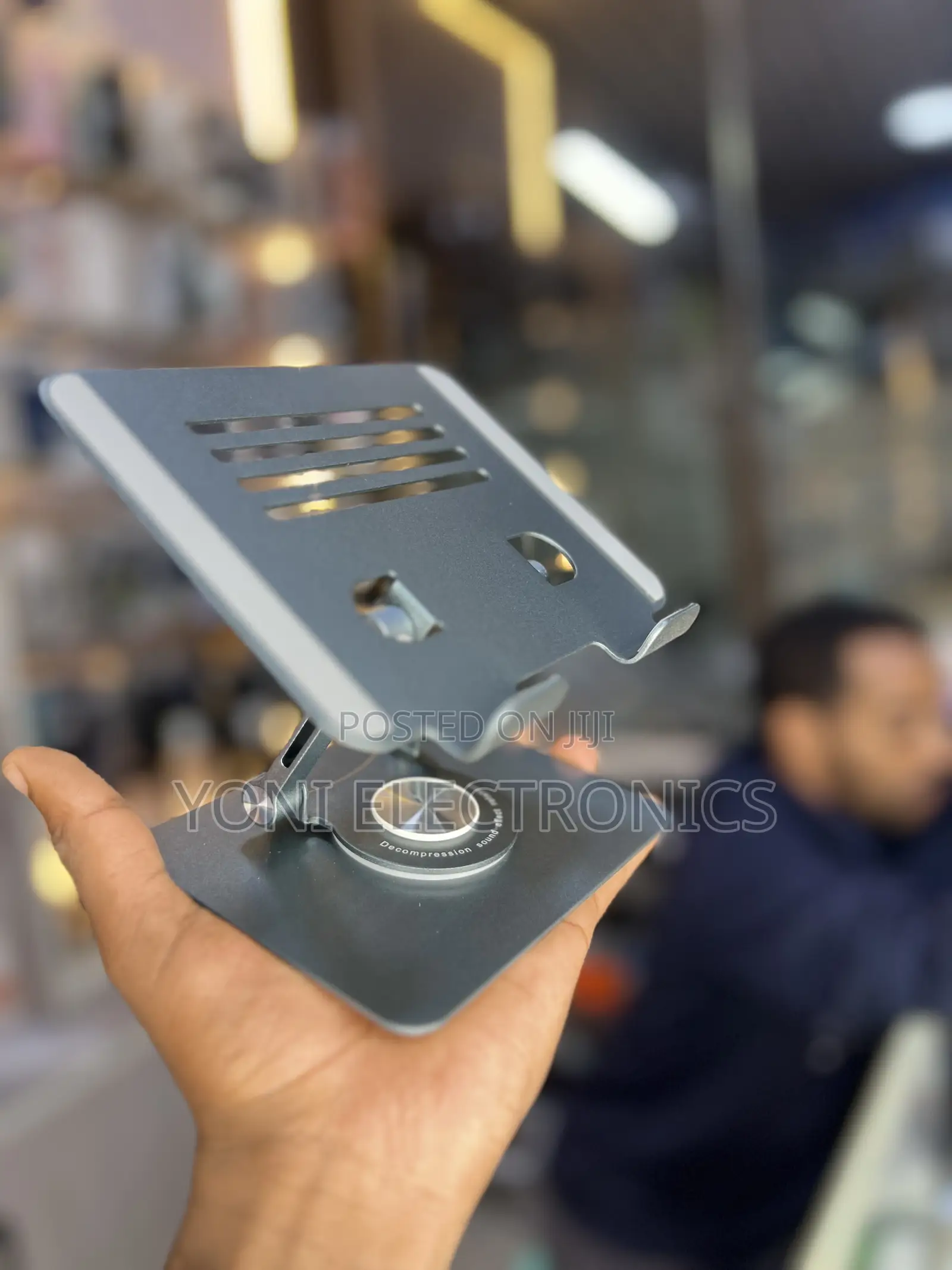 Metal Rotary Stand for Tablets & Small Laptops