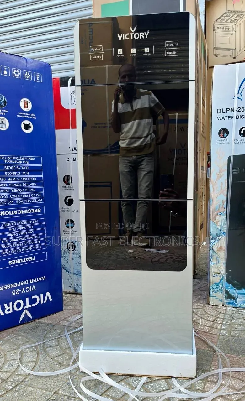 VICTORY Water Dispenser With – Hot, Normal & Cold Water, 595W