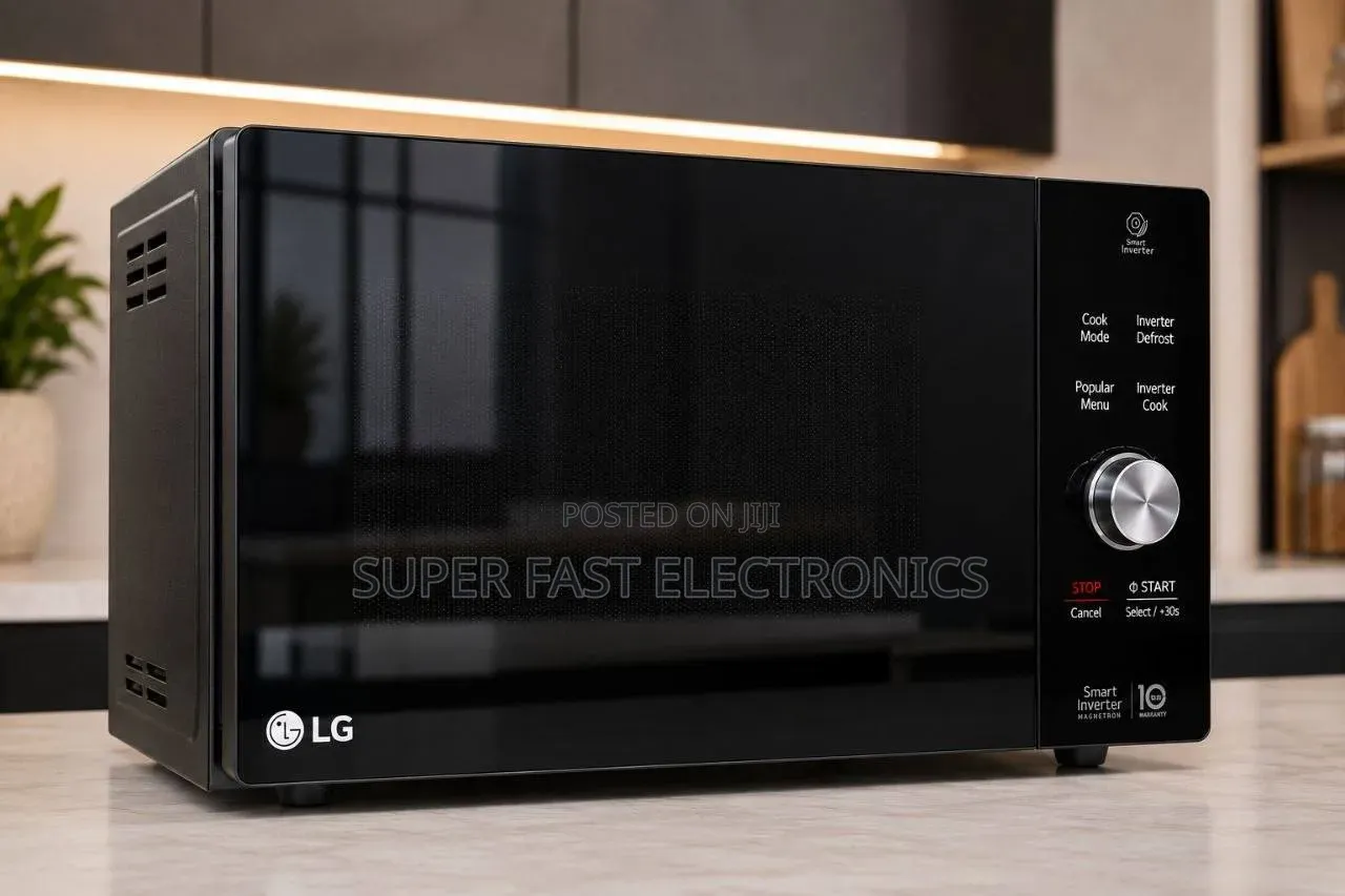 LG Microwave Oven Smart Inverter – Black Digital Microwave With Smart