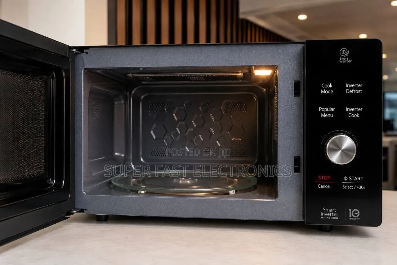 LG Microwave Oven Smart Inverter – Black Digital Microwave With Smart