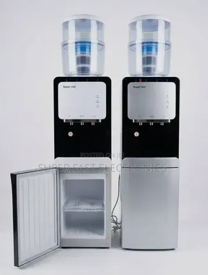 Super Star Water Dispenser With Mini Fridge – Hot, Normal & Cold Water