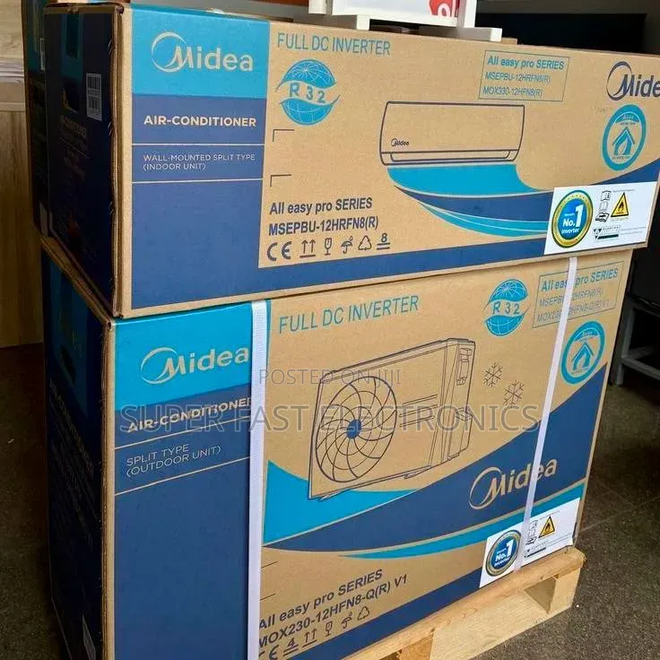 Midea Air Conditioner 12,000 BTU Full DC Inverter All Easy Pro Series