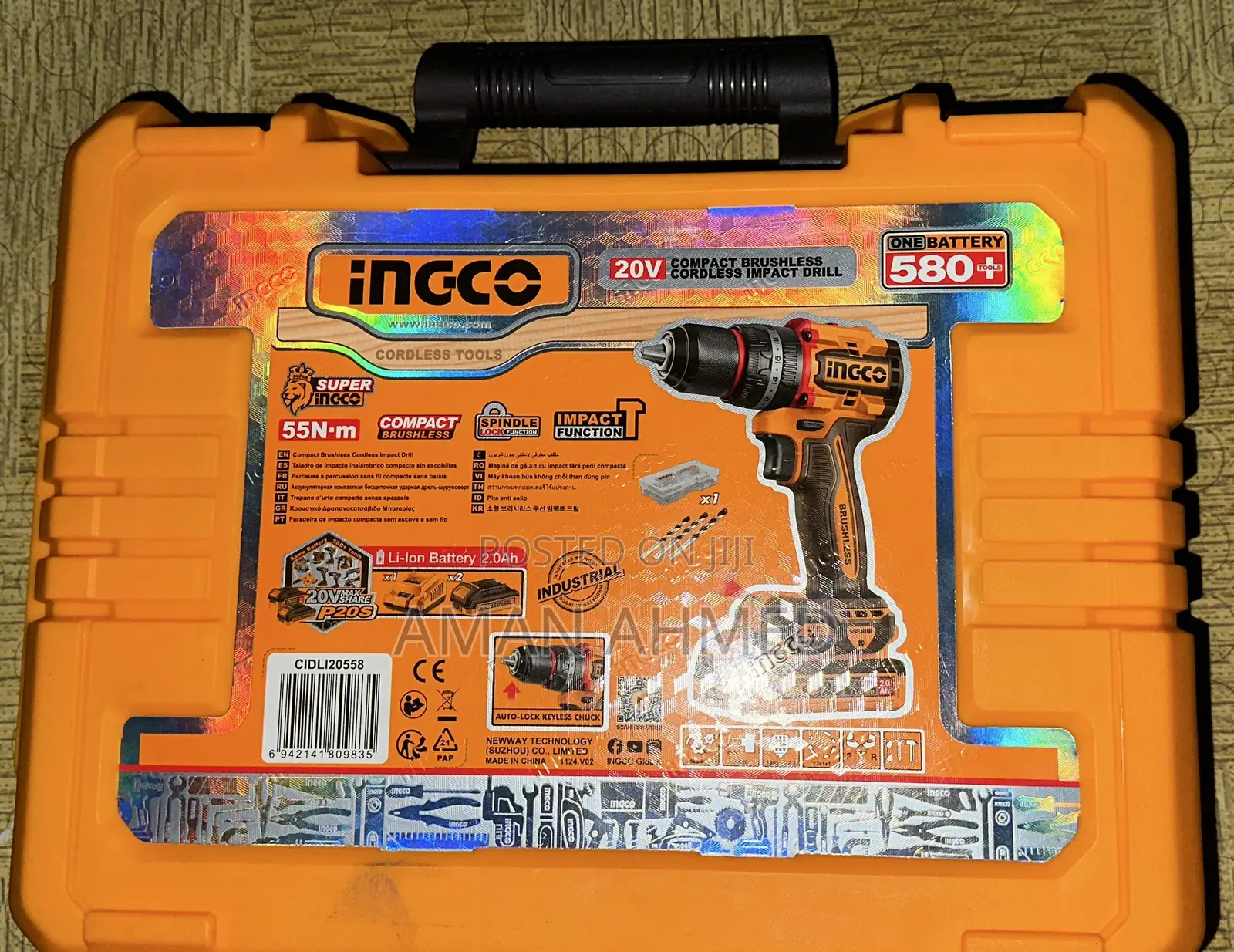 Ingco 20V Brushless Impact Drill