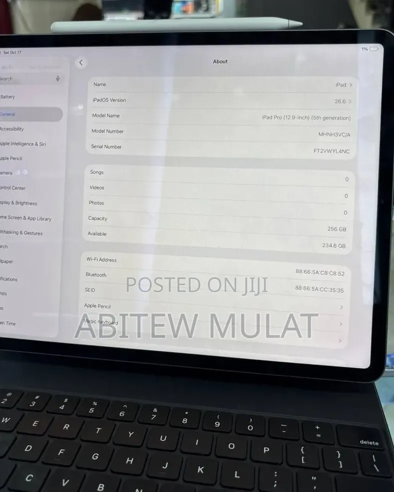 New Apple iPad Pro 12.9 (2022) 256 GB