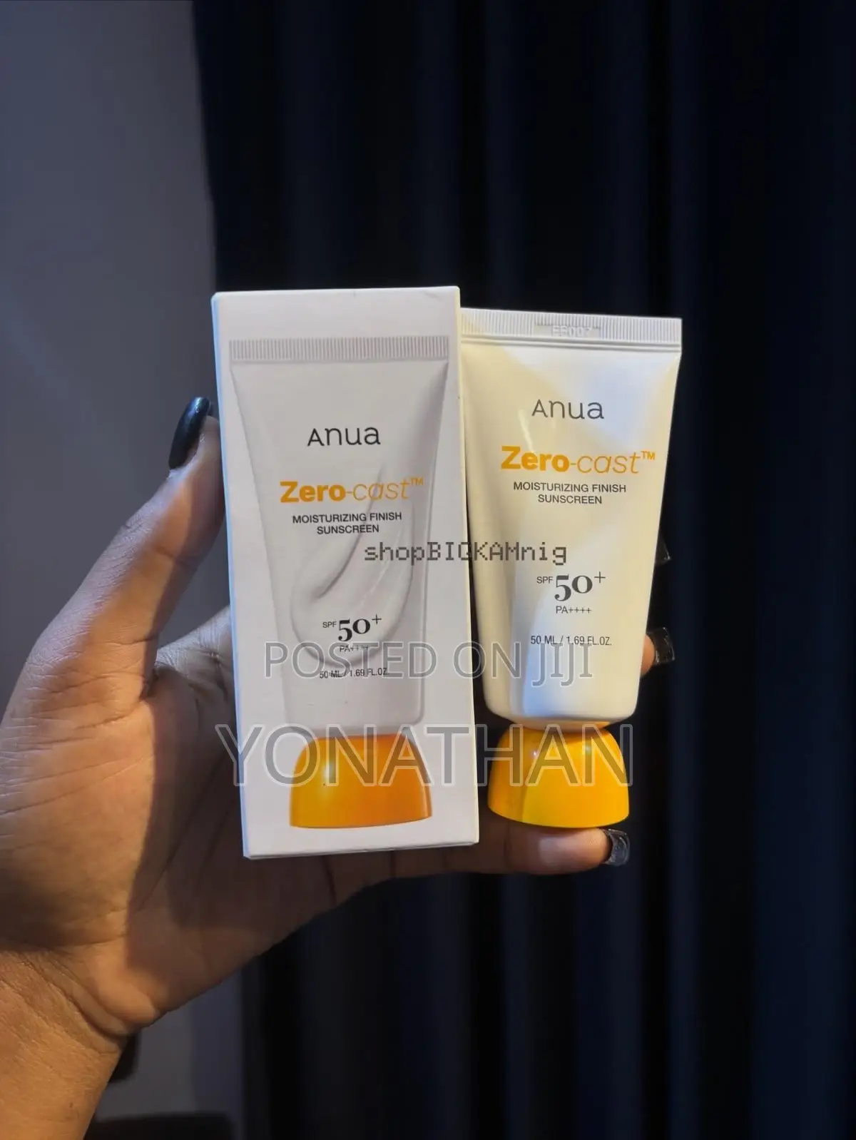 Anua Zero Cast 50+ Pa+ Moisturizing Finish Sunscreen