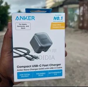 Anker Nano 45W USB-C Fast Charger + USB-C Cable