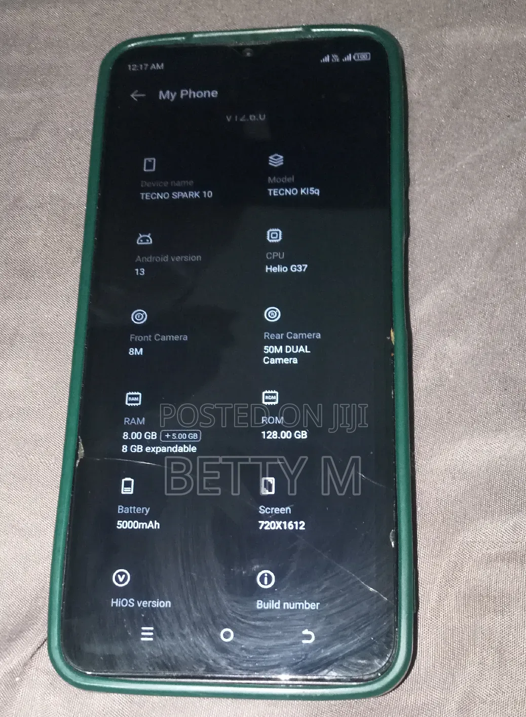 Tecno Spark 10 128 GB Blue