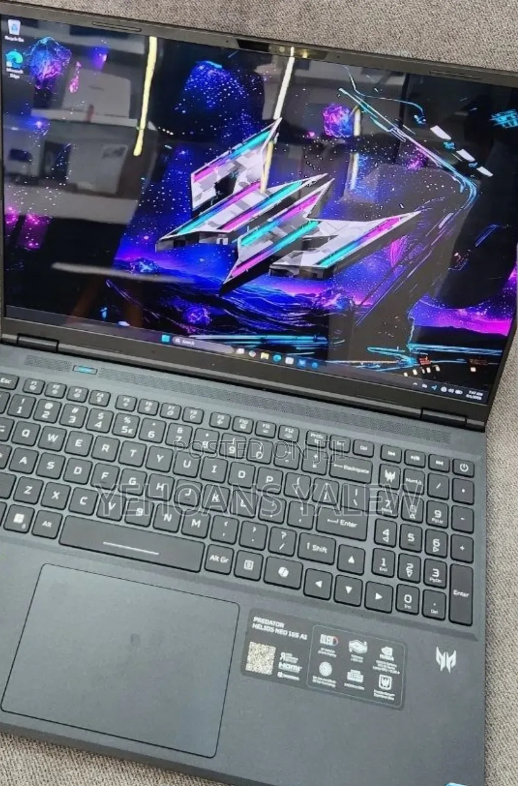 New Laptop Acer Predator Helios Neo 16 16GB Intel Core Ultra 9 SSD 1T