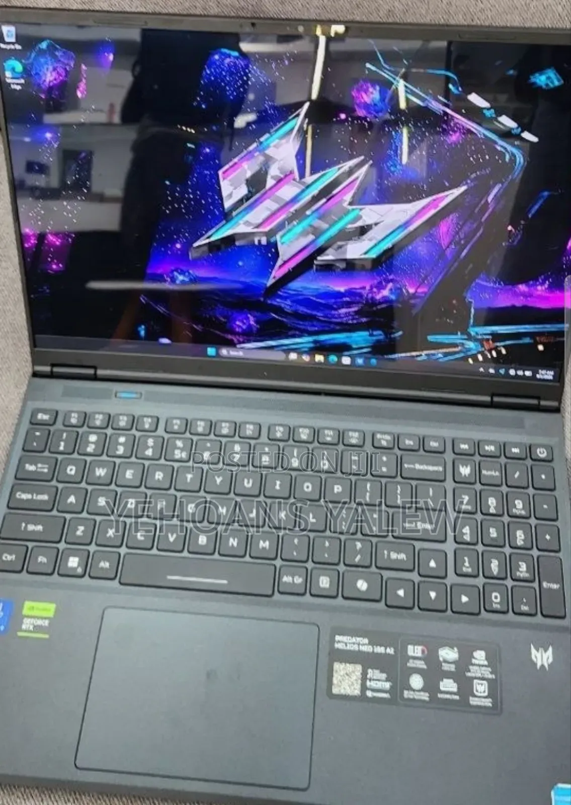New Laptop Acer Predator Helios Neo 16 16GB Intel Core Ultra 9 SSD 1T