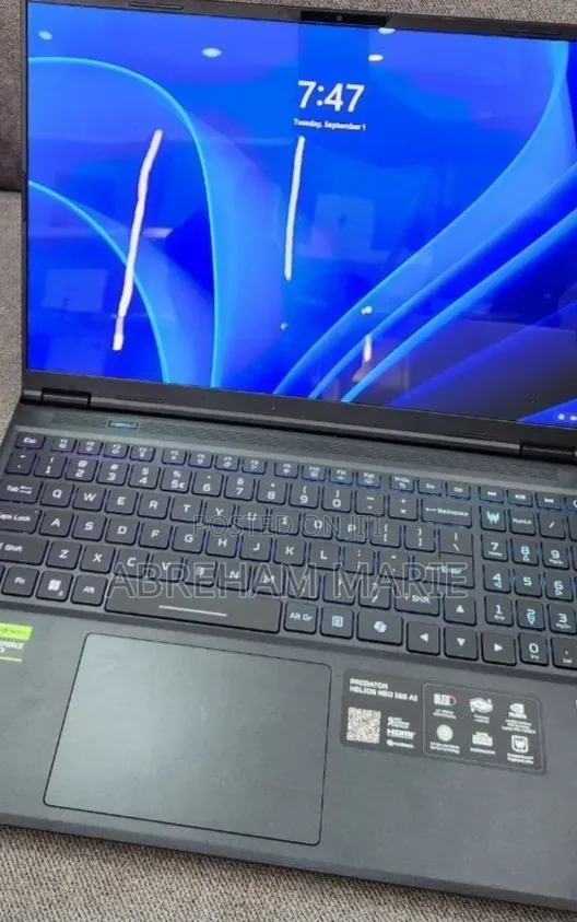 New Laptop Acer Predator Helios Neo 16 16GB Intel Core Ultra 9 SSD 1T