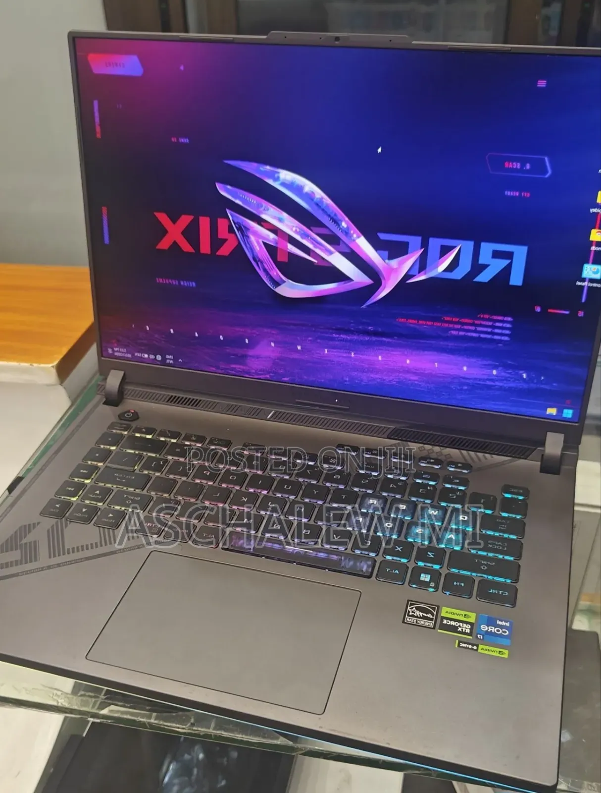 New Laptop Asus ROG Strix G16 16GB Intel Core i7 SSD 1T