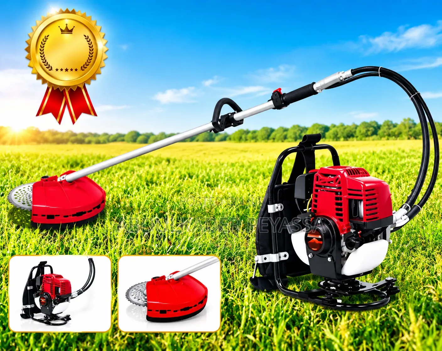 EDON GT430/2600 Backpack Gasoline Grass Cutter