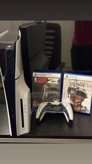 PS5 Slim Disc Edition 1TB + Controller + 2 Games