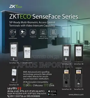 ZKTeco Sense Face 2A, 3A, 4A and 7A ..Available