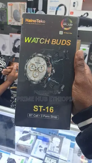 HainoTeko ST-16 Watch Buds 2-in-1 Smartwatch