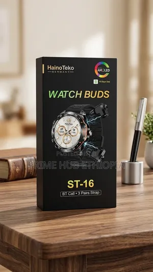 HainoTeko ST-16 Watch Buds 2-in-1 Smartwatch