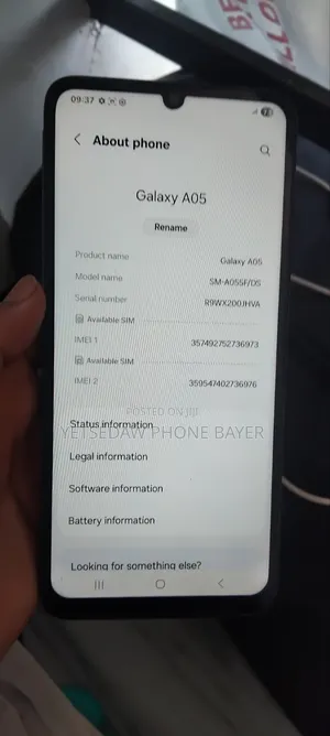 Samsung Galaxy A05 64 GB Black
