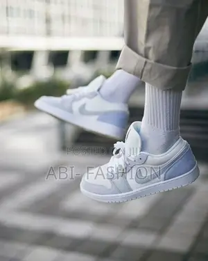 Nike Air Jordan 1 Low Paris White / Sky Grey | New Arrival Size40-43