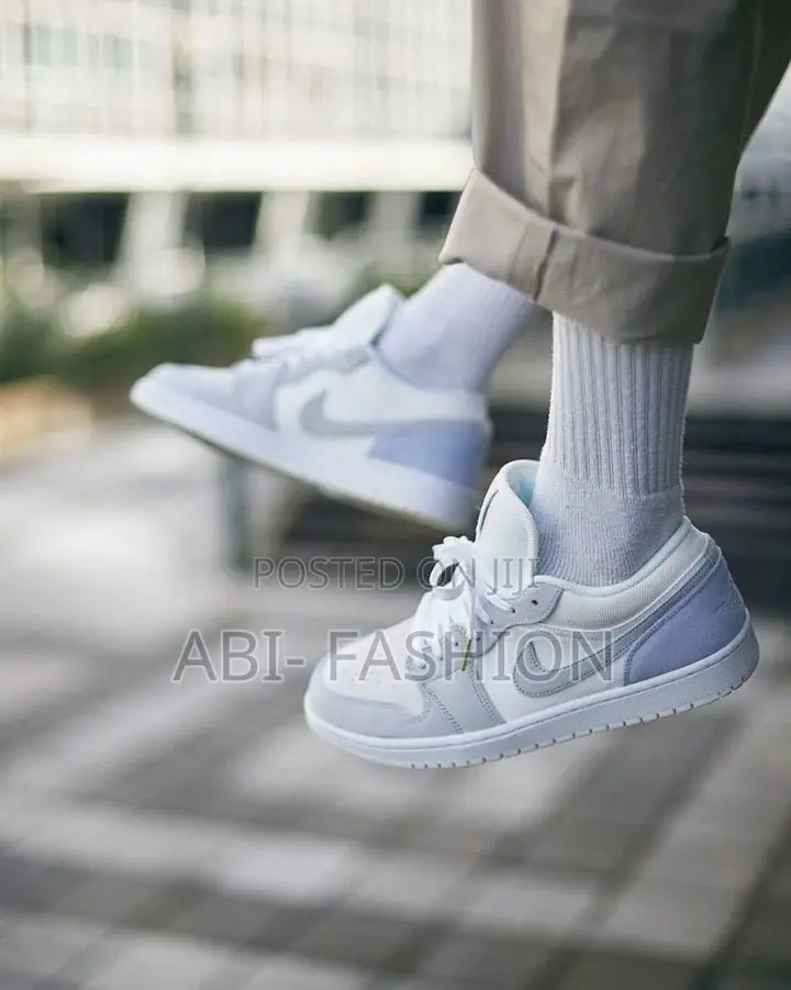 Nike Air Jordan 1 Low Paris White / Sky Grey | New Arrival Size40-43