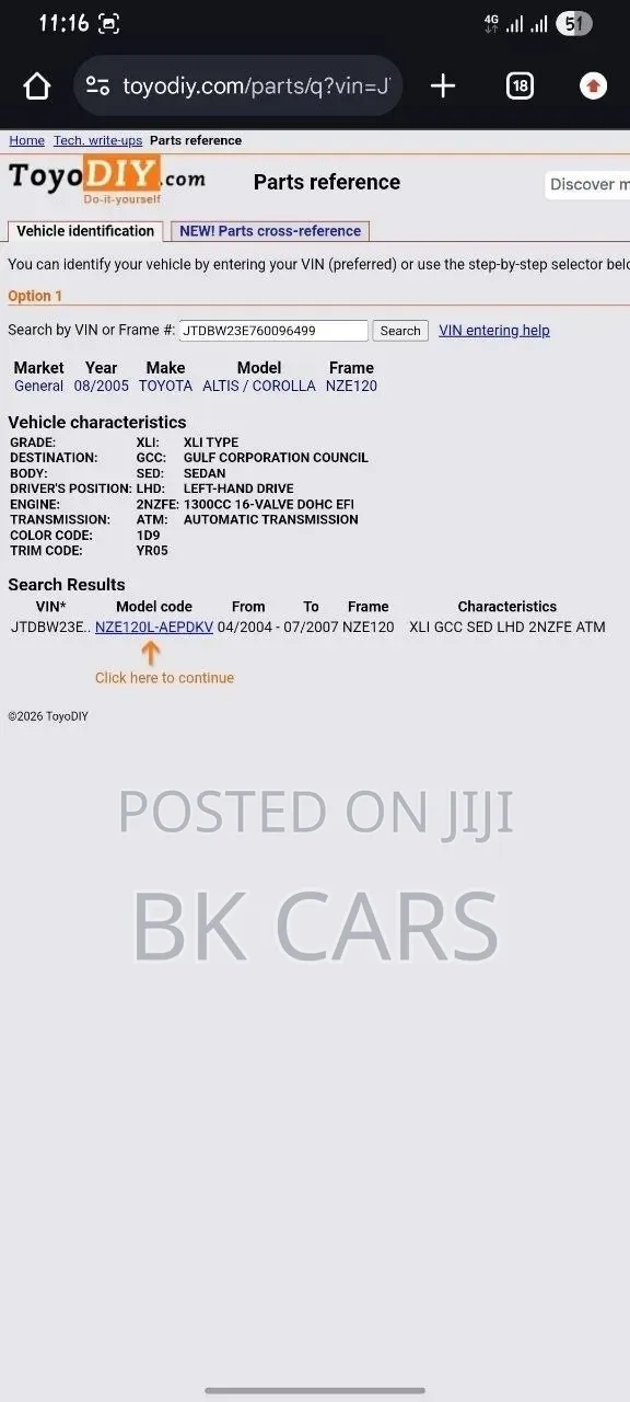 Toyota Corolla 2006