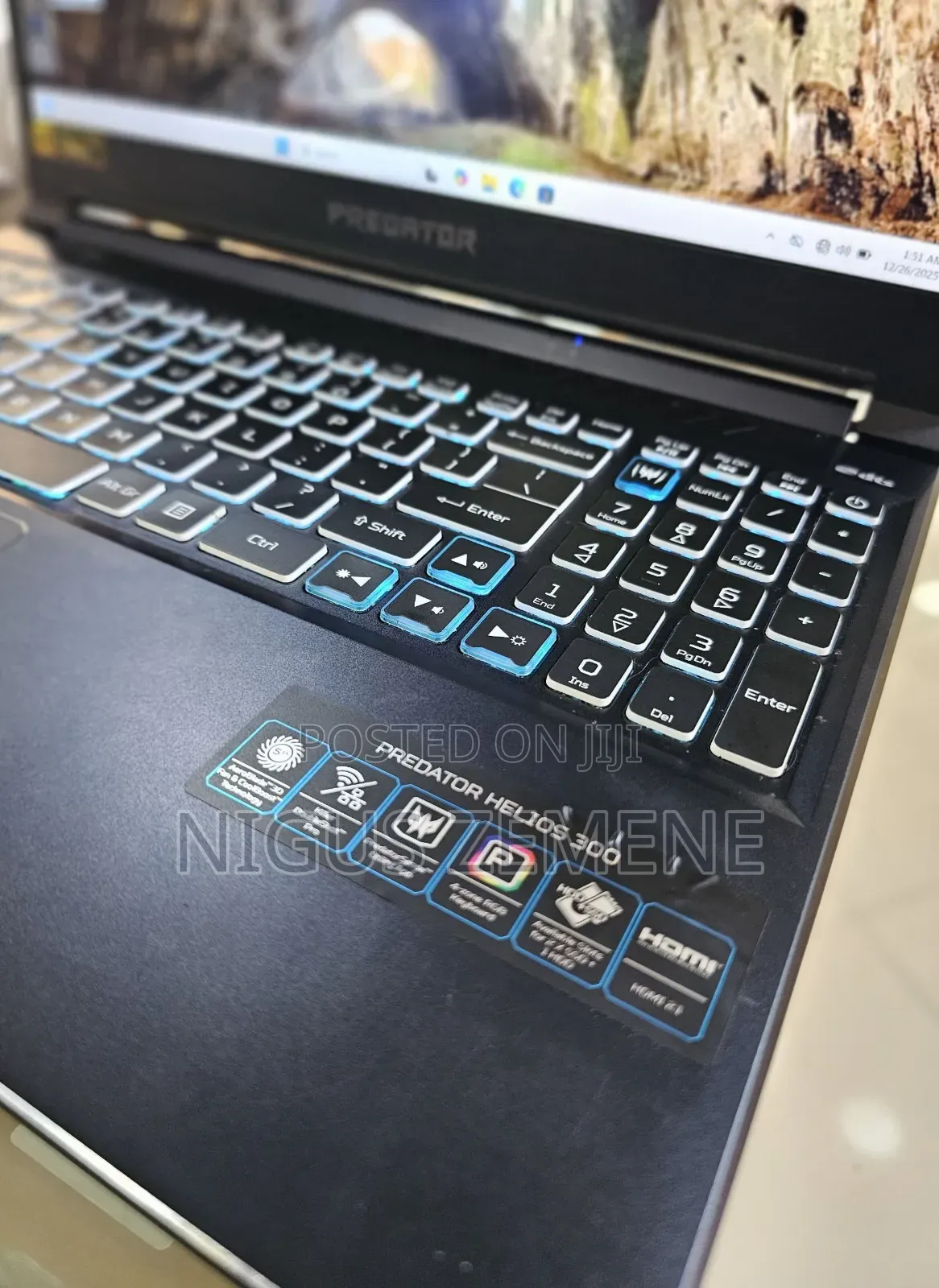 New Laptop Acer Predator Helios 300 16GB Intel Core i7 SSD 512GB