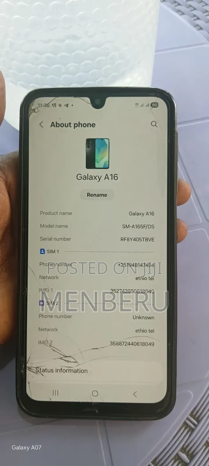 Samsung Galaxy A16 128 GB Black