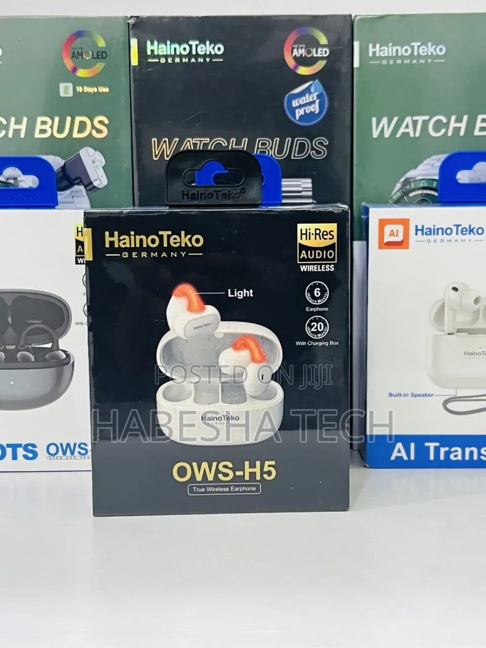 HainoTeko OWS-H5 GlowWave Airpod Earbuds