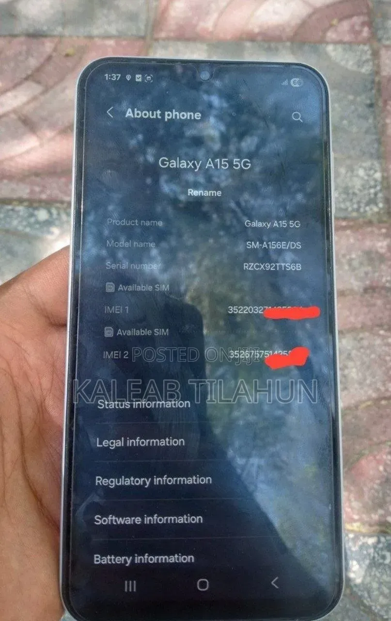 Samsung Galaxy A15 5G 128 GB White