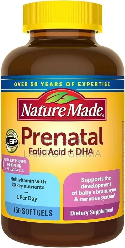 Prenatal Folic Acid + DHA of 150 Capsules