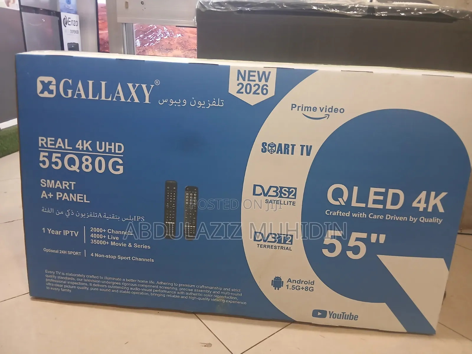 Galaxy 55inche QLED Framless Best TV