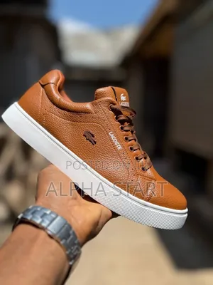 Lacoste 4 Papo High Master Quality Flat Lather Shoes for Man's