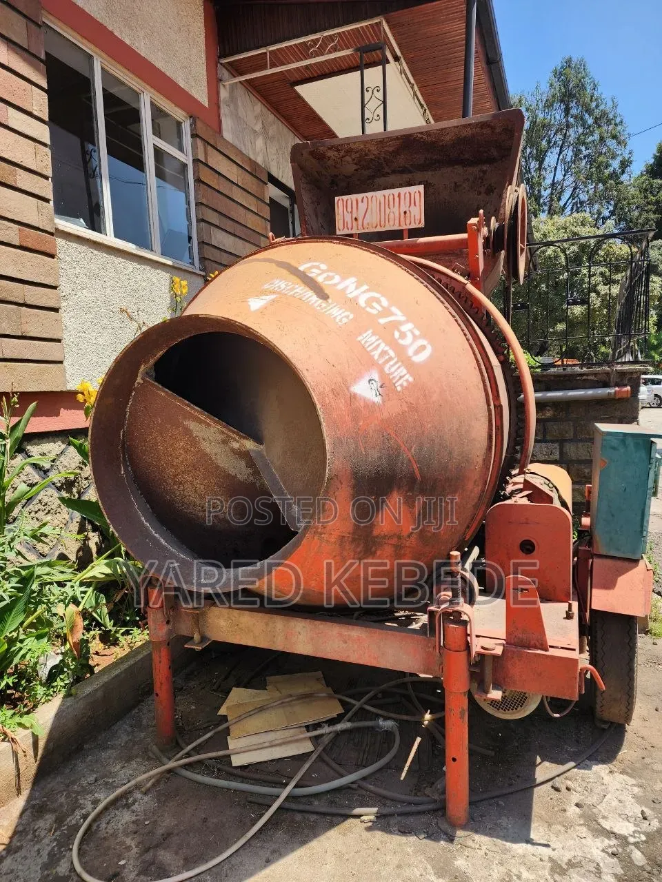 Concrete Mixer 750 Liter