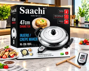 Saachi 47cm Injera & Crepe Maker – 2000w