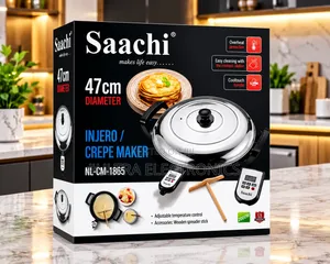 Saachi 47cm Injera & Crepe Maker – 2000w