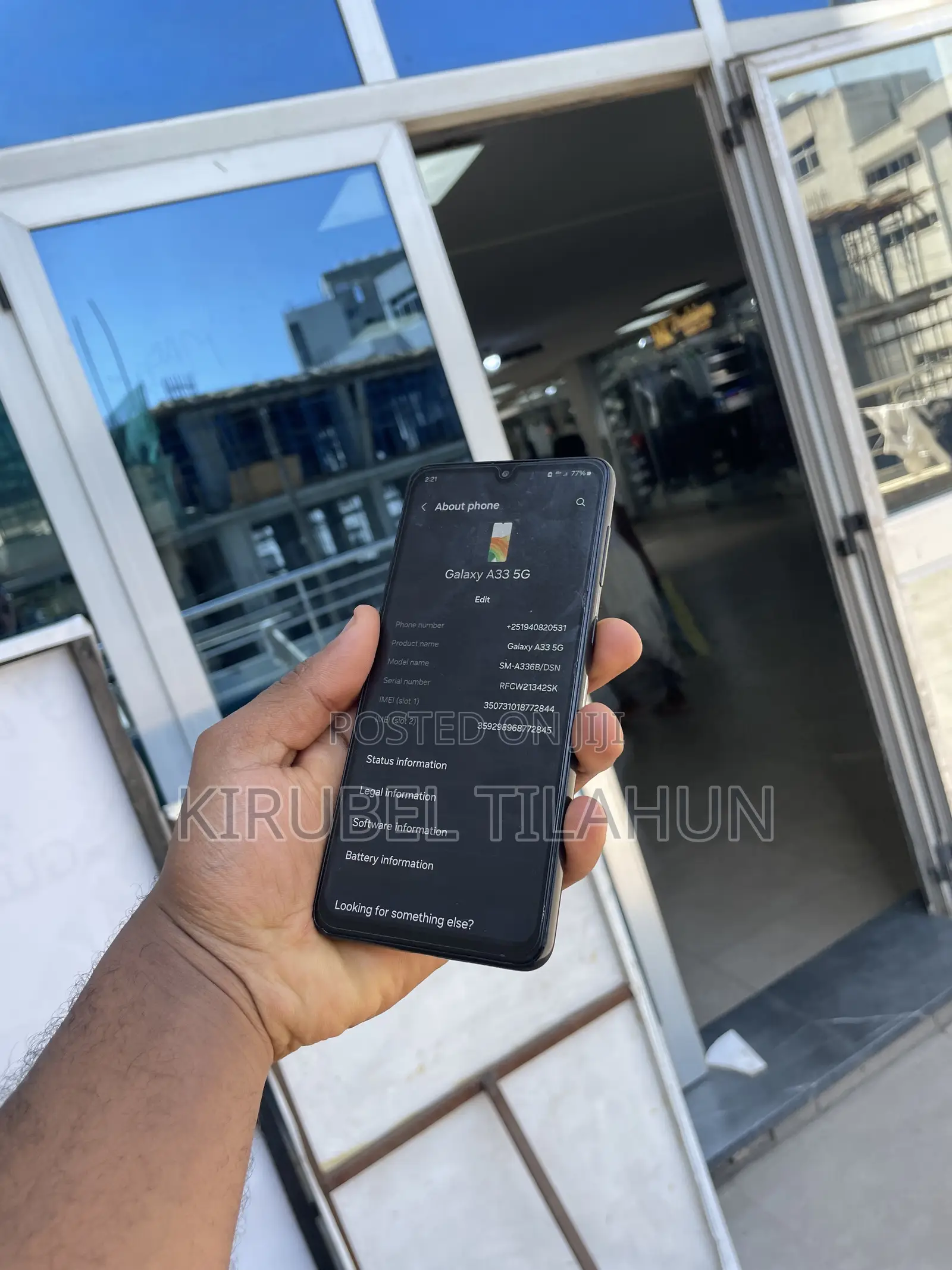 New Samsung Galaxy A33 5G 128 GB Black