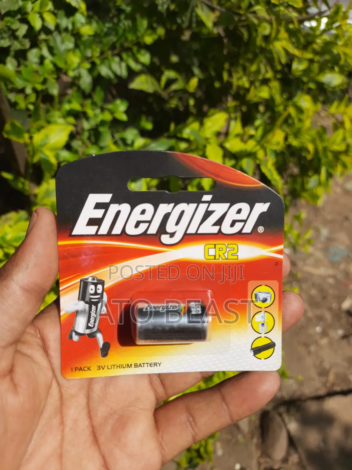 Energizer CR2 3V Lithium Photo Battery Lithium Battery Rated at 3 V