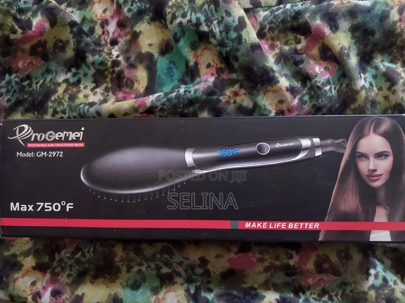 Progemei Professional Hair Straightener Brush